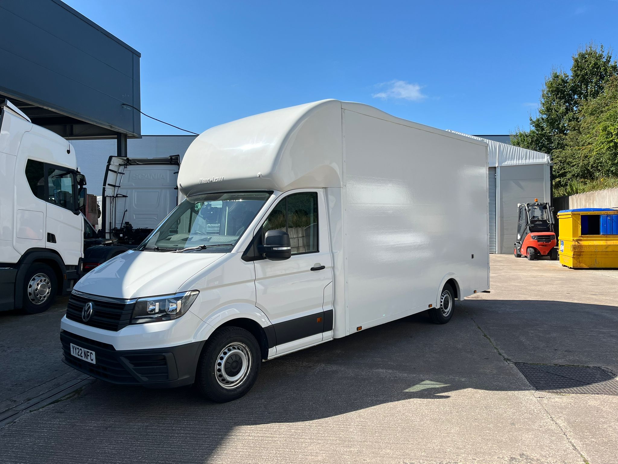 2022 VW Crafter CR35 2.0 TDI LWB chassis cab – YY22NFC| £29,500.00 plus VAT (Copy)