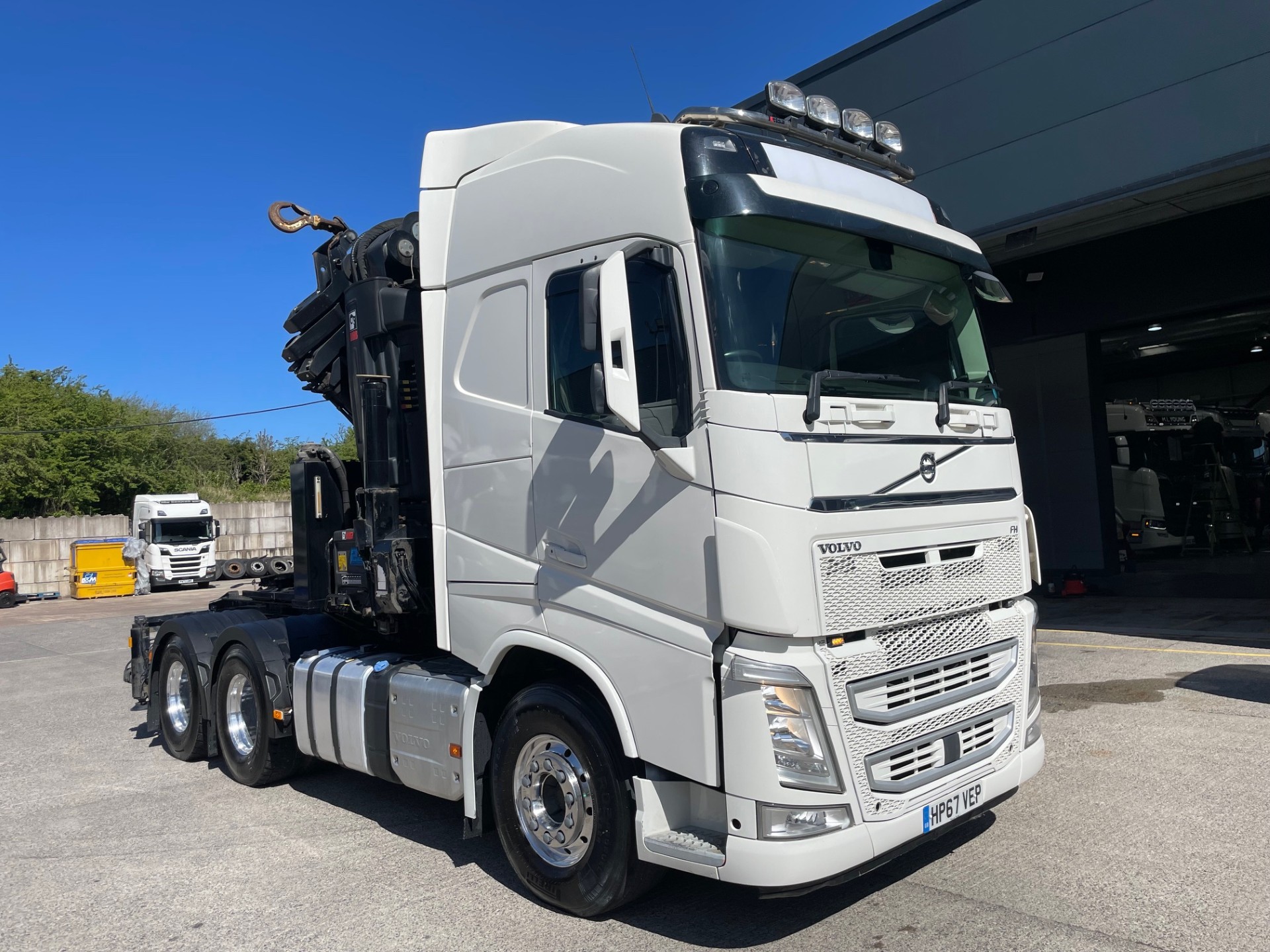 2018 67 Plate Volvo FH 540 GT XL Double Drive Tag with Hiab X-Hipro 858  EP-6 85 tonne metre crane – HP67VEP