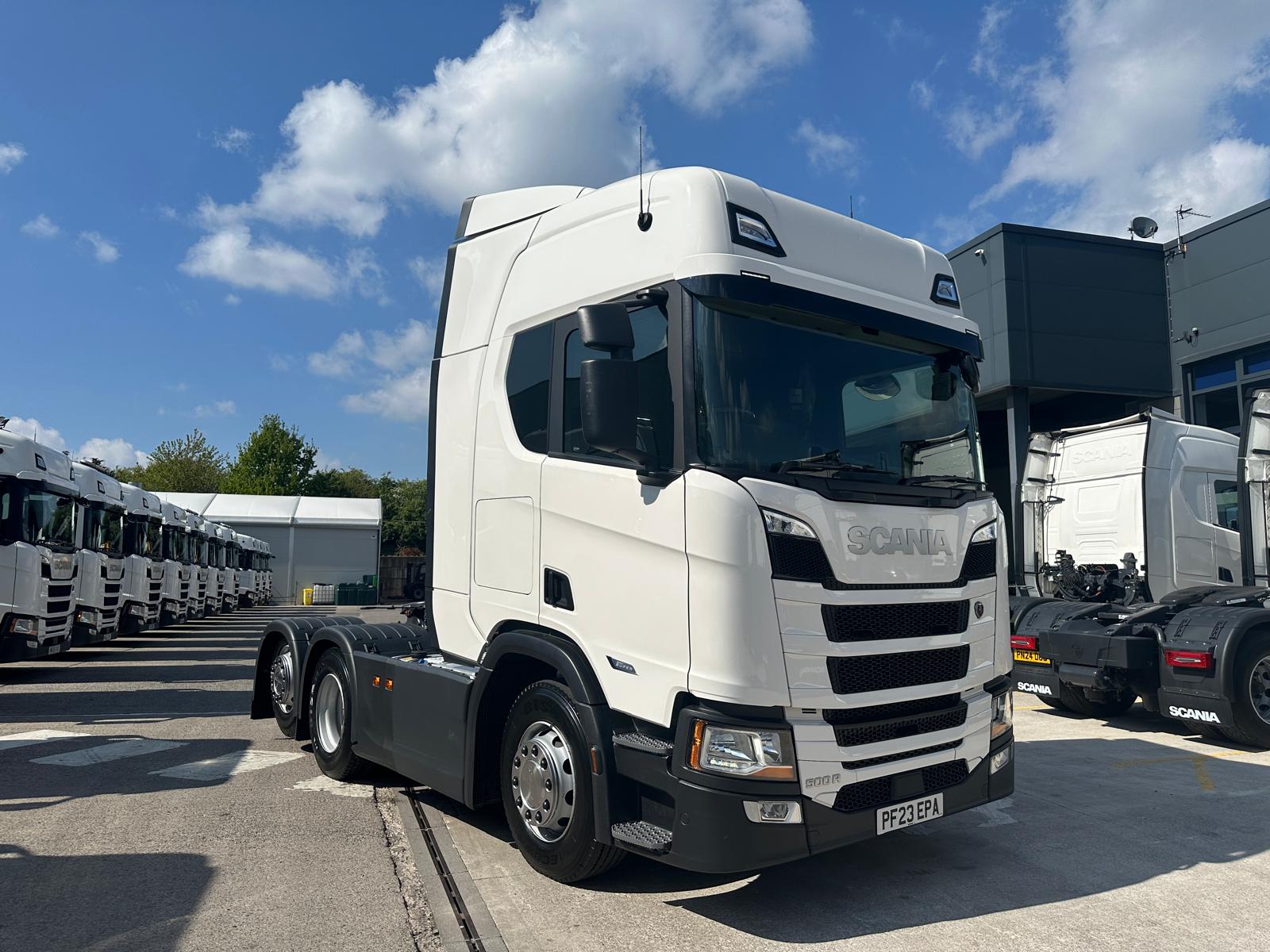 2023 23 Plate SCANIA 500R SUPER Highline 6×2 Tag Axle – PF23EPA